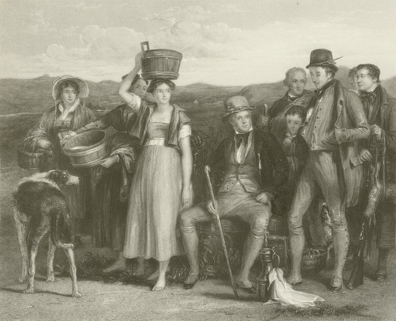 Sir Walter Scott og hans familie af David Wilkie