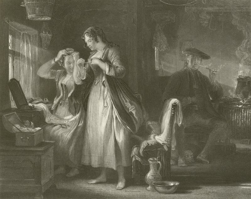 The Cottage Toilet af David Wilkie