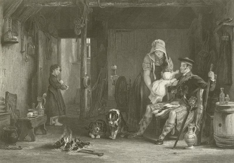 Højlænderens tilbagevenden af David Wilkie