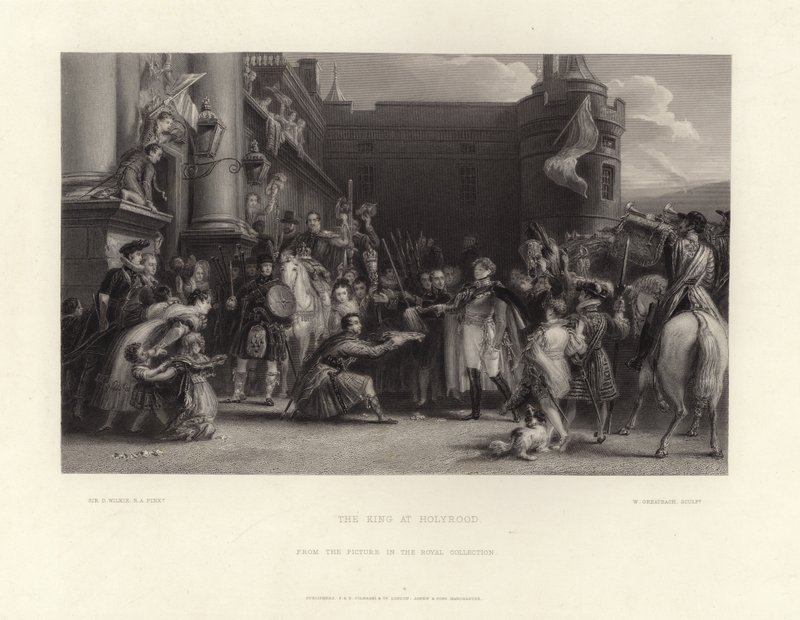 Kongen ved Holyrood af David Wilkie
