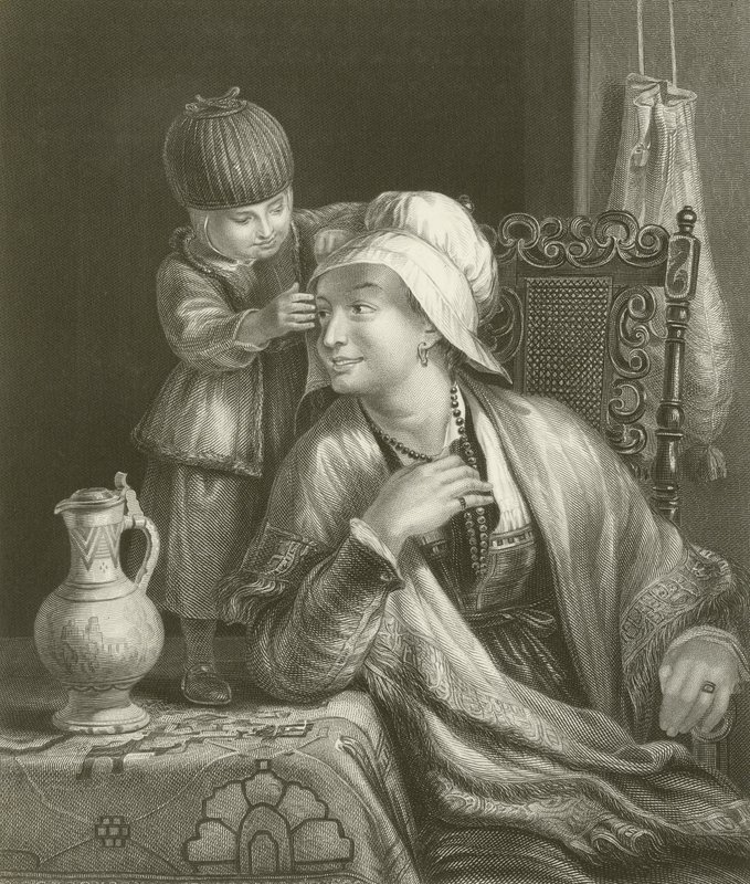 Mor og barn af David Wilkie