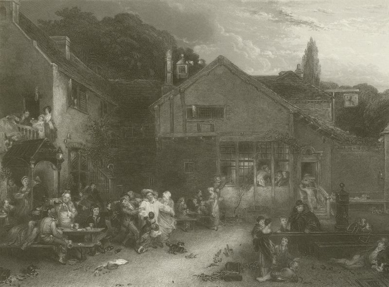 Landsbyfesten af David Wilkie