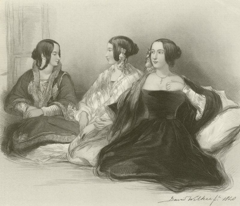 Tre græske søstre på Therapia af David Wilkie