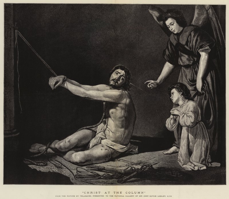 Kristus ved søjlen af Diego Velázquez