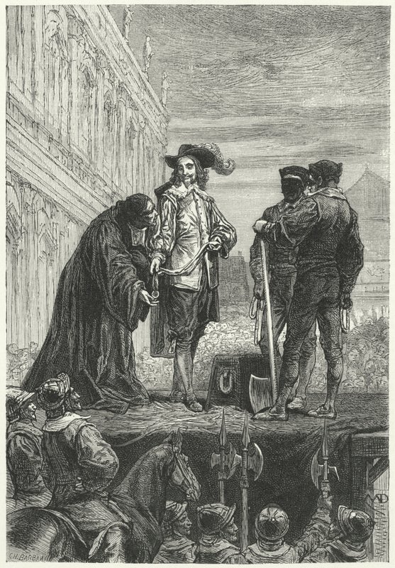 Henrettelse af kong Charles I, 1649 af Diogene Ulysse Napoleon Maillart