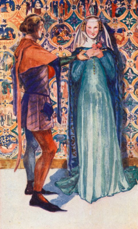 En mand og kvinde fra Edward II