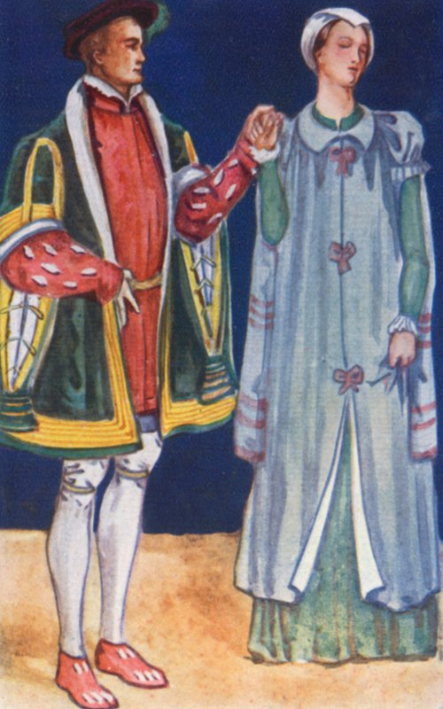 En mand og kvinde fra Edward VI