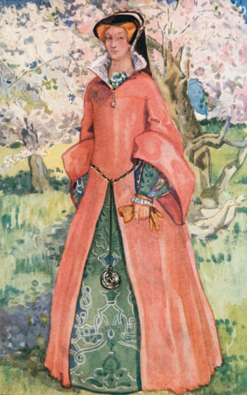 En kvinde fra Marias tid 1553-1558 af Dion Clayton Calthrop