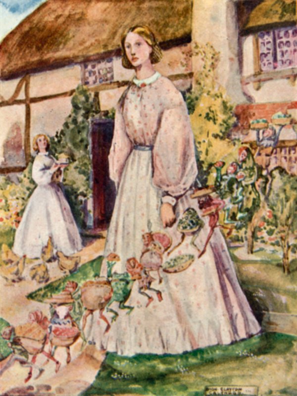 Illustration til Goblin Market af Christina Rossetti af Dion Clayton Calthrop