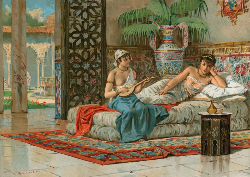 En slave i et harem af Dionisio Baixeras Verdaguer