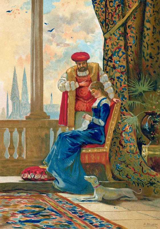Kong Henrik VIII og Anne Boleyn af Dionisio Baixeras Verdaguer