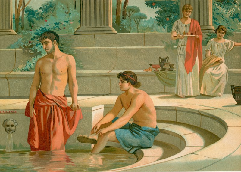 Telemachus og Pisistratus i Menelaos palads af Dionisio Baixeras Verdaguer