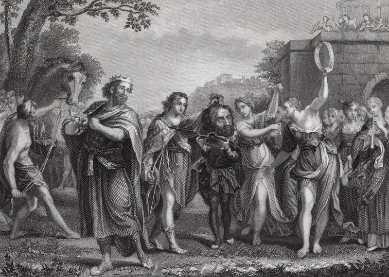 Davids triumf af Domenichino (1581 1641) (after)