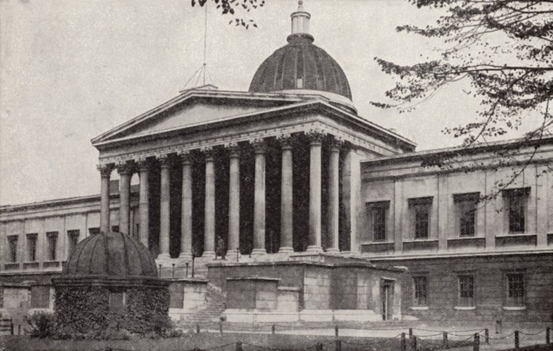 University College, Gower Street, Bloomsbury, London (s/h-billede) af Donald McLeish