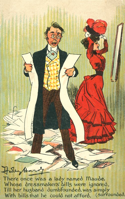 Maude (farve litho) af Dudley Hardy