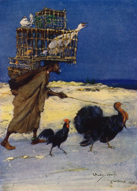 The Bird Fancier, Carthage, Tunesien af Dudley Hardy