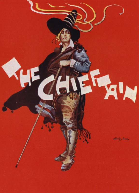 The Chieftain, design til en teaterplakat produceret for D