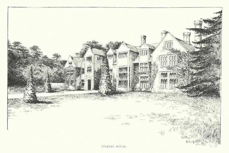 Loseley House (litografi) af Duncan Moul