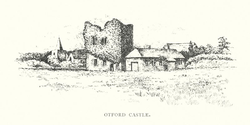 Otford Slot (litografi) af Duncan Moul