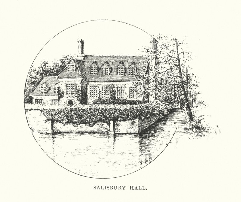 Salisbury Hall (litografi) af Duncan Moul
