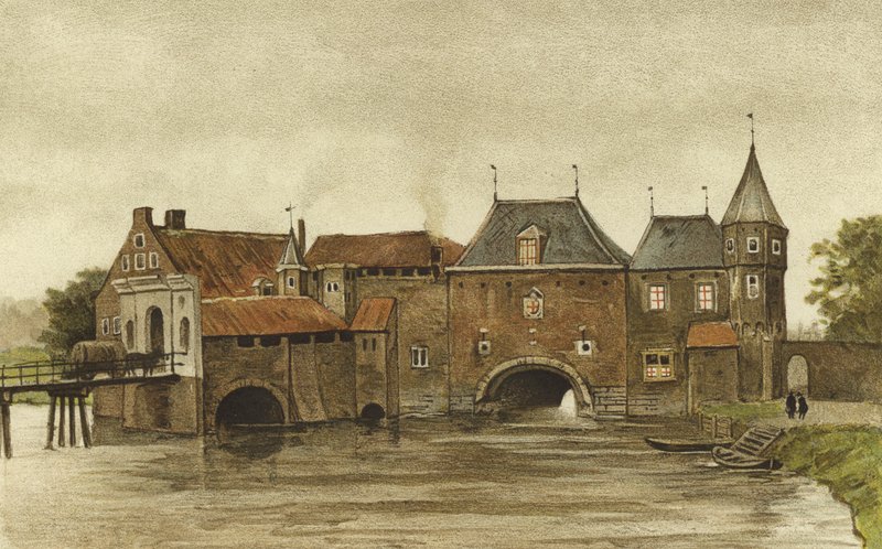 Koppelpoort, Amersfoort, Holland af Dutch School