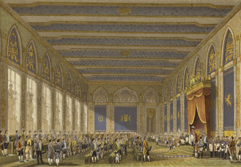Åbning af generalstaterne, Bruxelles, 1815 af Dutch School
