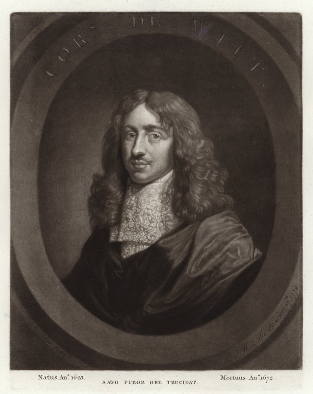 Portræt af Cornelis de Witt af Dutch School