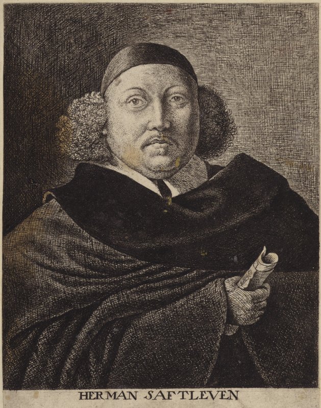 Portræt af Herman Saftleven den Yngre af Dutch School