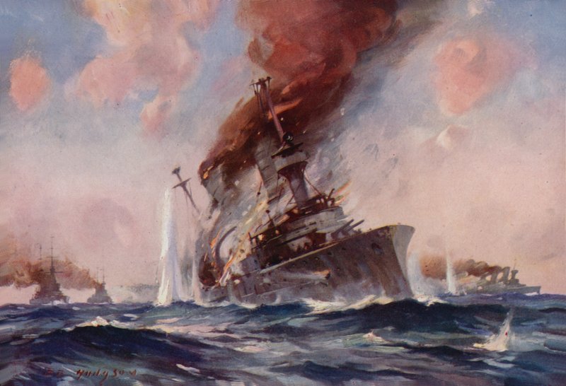 Slaget ved Falklandsøerne: Scharnhorsts forlis af E. S. Hodgson