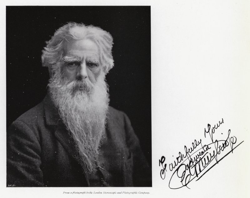 Portræt af Eadweard Muybridge (s/h foto) af Eadweard Muybridge
