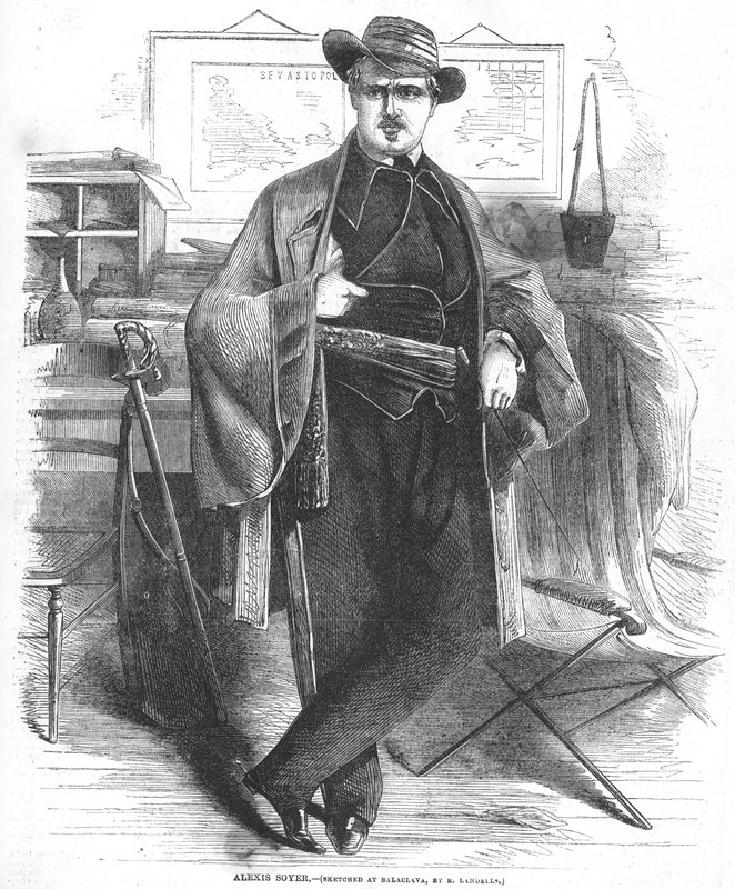 Alexis Soyer, skitseret ved Balaclava af Ebenezer Landells