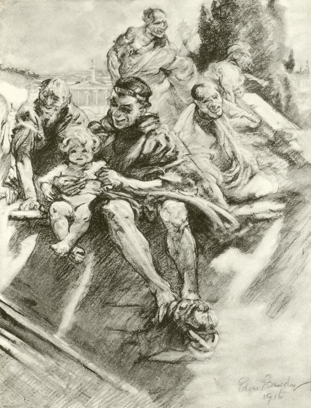 Julius Cæsar (dybtryk) af Edgar Bundy