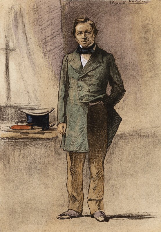 Illustration til Madame Bovary af Gustave Flaubert (farvelitografi) af Edgar Chahine
