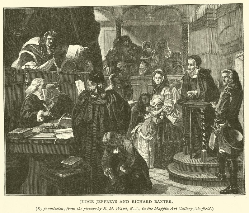 Dommer Jeffreys og Richard Baxter af Edgar Melville Ward