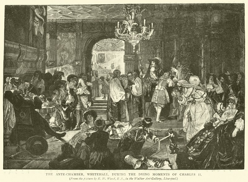 Forkammeret, Whitehall, under Karl II