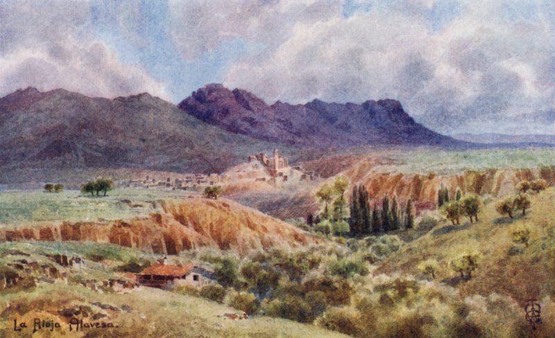 Nordspanien: La Rioja Alavesa, ser mod nord over Ebro (farvemedlemmer) af Edgar T. A. Wigram
