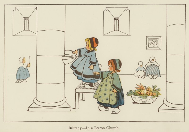 Bretagne, i en bretonsk kirke af Edith Farmiloe