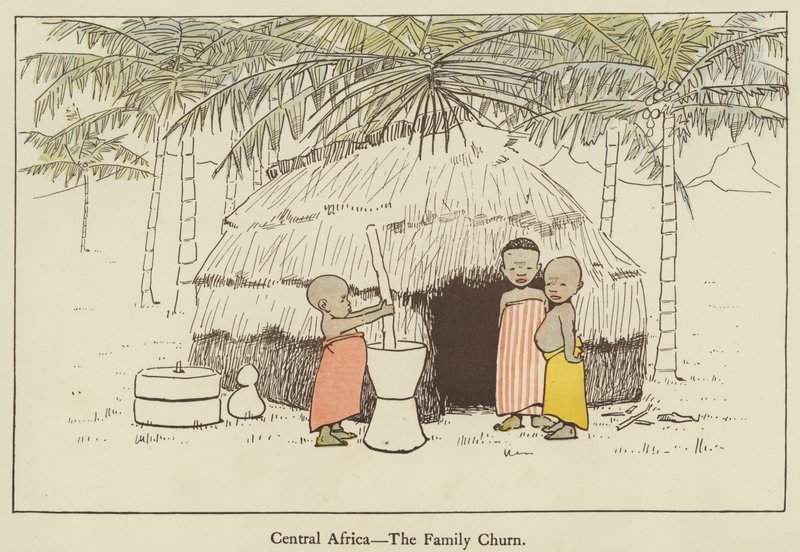 Centralafrika, familien churn af Edith Farmiloe