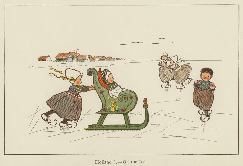 Holland, på isen af Edith Farmiloe