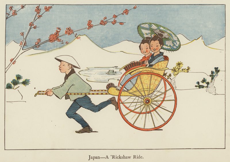 Japan, en rickshaw-tur af Edith Farmiloe