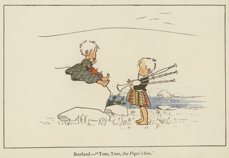 Skotland, Tom, Tom, Tom, piberens søn af Edith Farmiloe