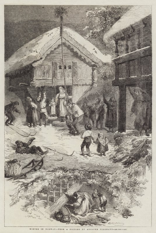 Vinter i Norge af Edmond Morin