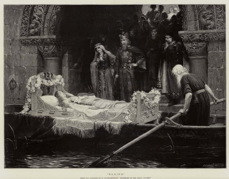 Elaine af Edmund Blair Leighton