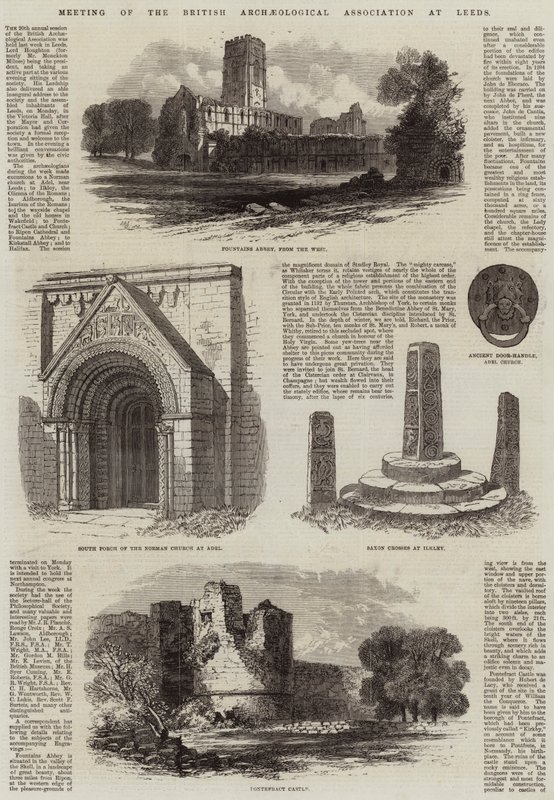 Møde i British Archaeological Association i Leeds af Edmund Morison Wimperis