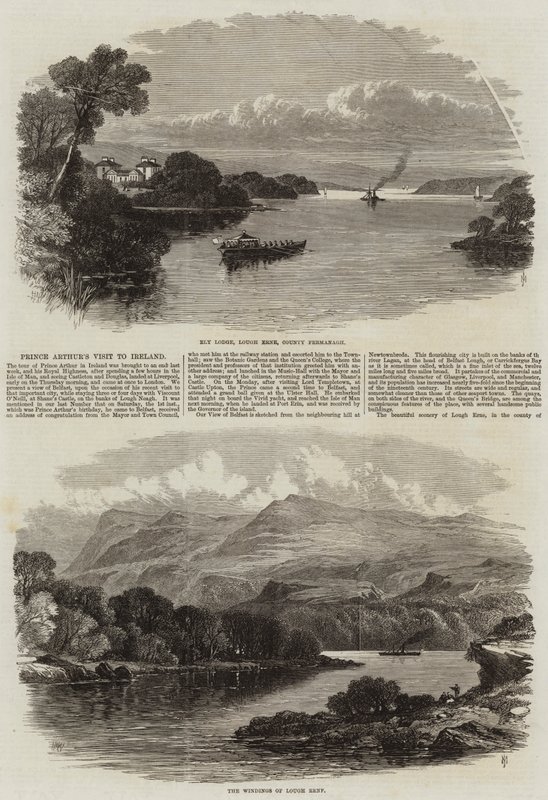 Prins Arthurs besøg i Irland af Edmund Morison Wimperis