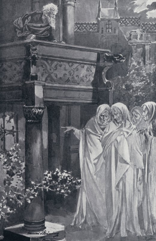 Illustration til Goethes Faust af Edmund Bruning
