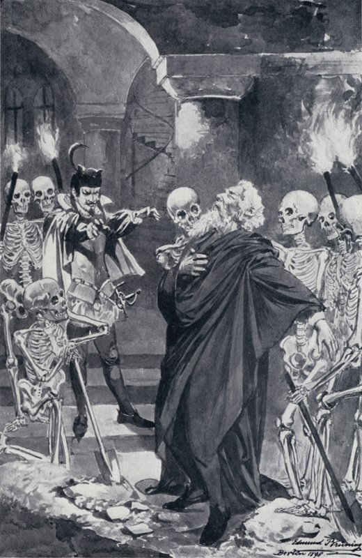Illustration til Goethes Faust af Edmund Bruning