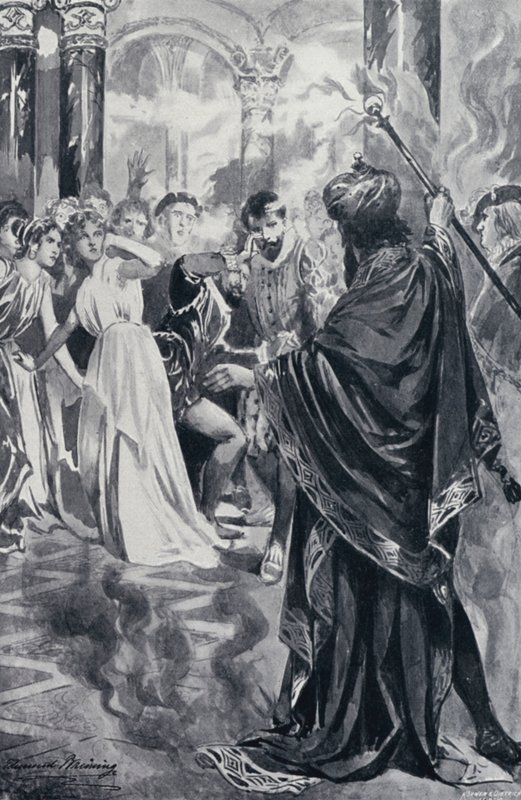 Illustration til Goethes Faust af Edmund Bruning