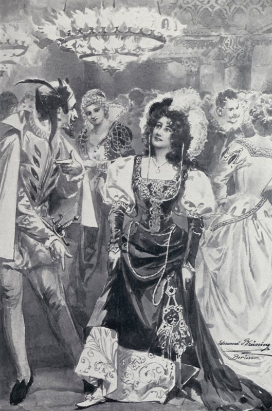 Illustration til Goethes Faust af Edmund Bruning