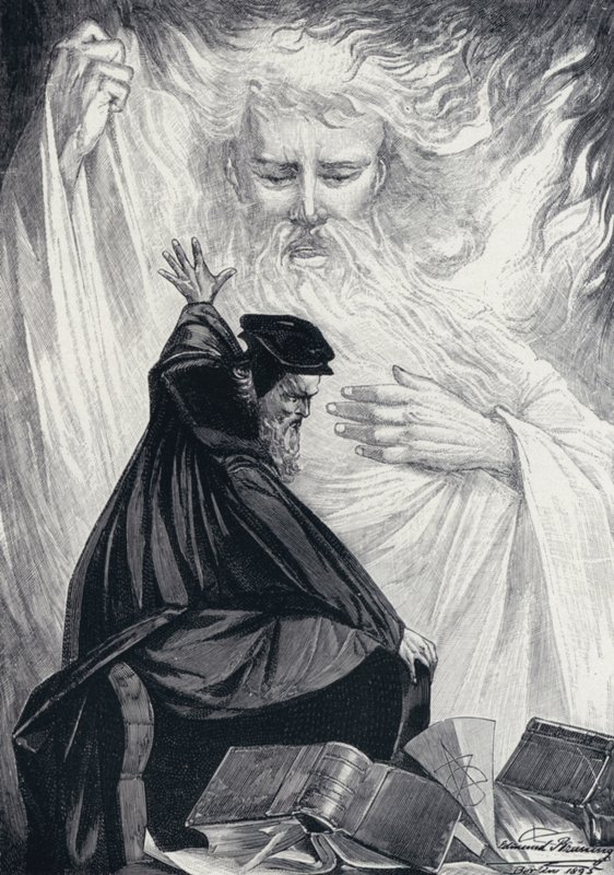 Illustration til Goethes Faust af Edmund Bruning